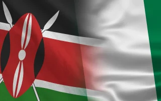 Nigéria e do Quénia.