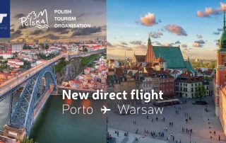 rota direta Porto-Varsovia