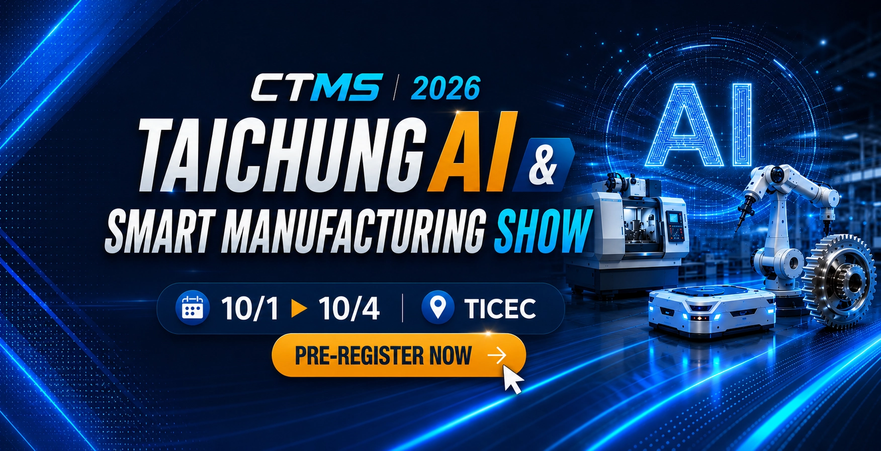 Taichung AI & SMART Manufacturing Exhibition 2026